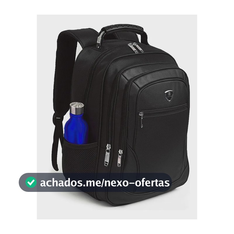Mochila Masculina Faculdade Impermeável Resistente Grande Trabalho Escola Cor Preto Desenho Do Tecido Liso