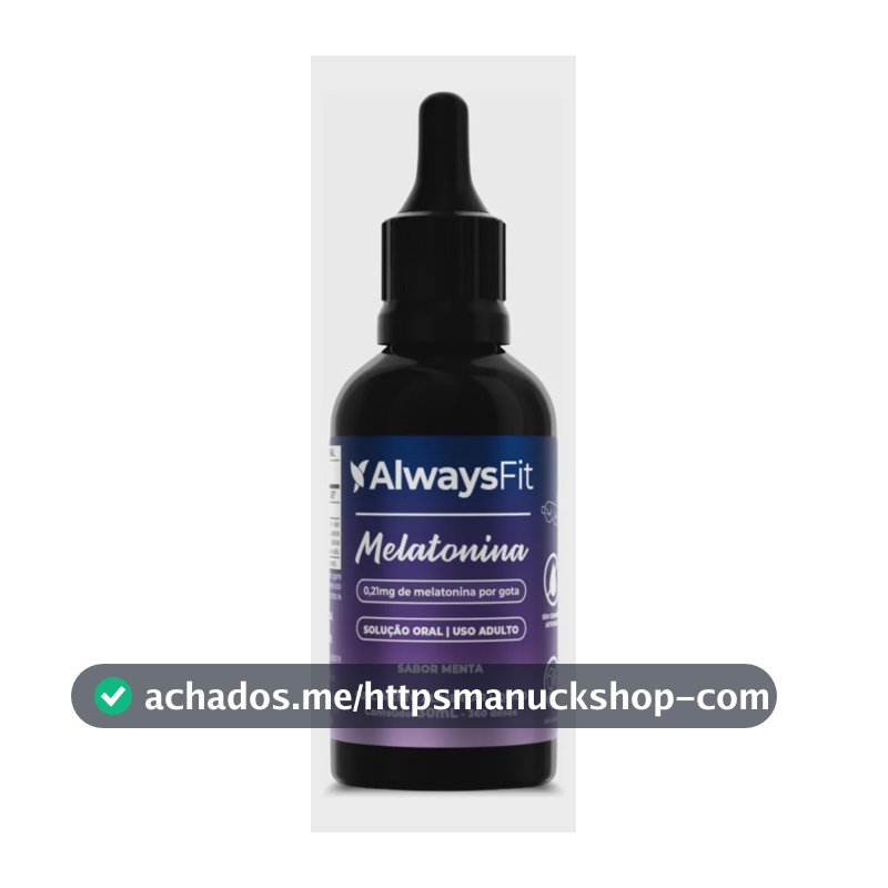 Melatonina em Gotas AlwaysFit | Sabor Menta | 30ml