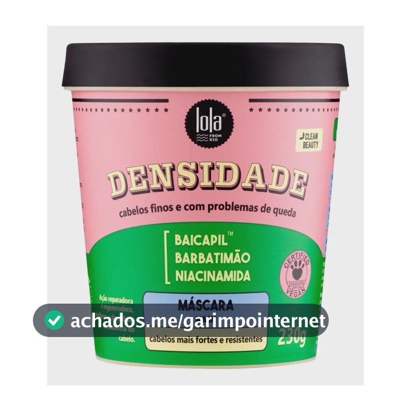 Densidade Máscara Capilar 230gr - Lola Cosmetics