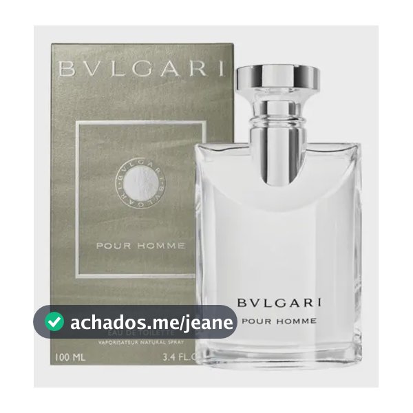 Bvlgari Pour Homme Masculino Eau De Toilette 100ml