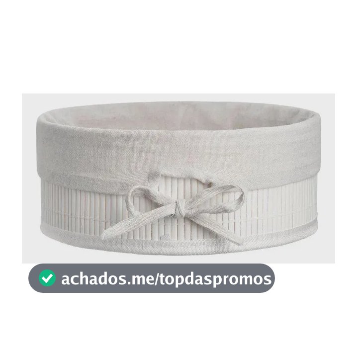Cesta Para Pães Home Style Blanca 18 Cm Branco