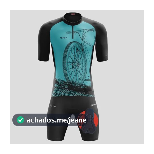 Conjunto Roupa De Ciclismo Camisa + Bermuda Almofadada