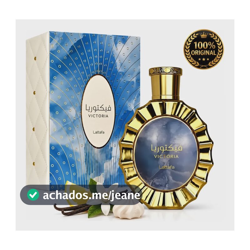 Perfume Arabe Lattafa Victoria 100ml Limao E Baunilha