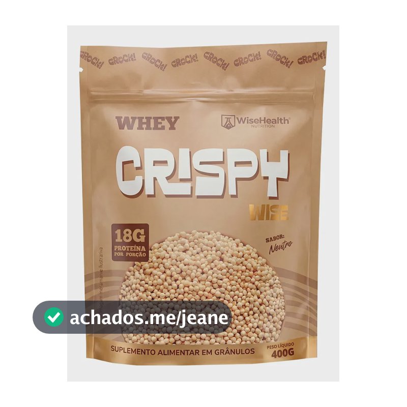 Crispy Wise (400g) - Grânulos De Whey Protein - Wisehealth Sabor Sem sabor