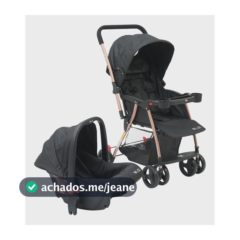 Carrinho De Bebê Travel System 2 Em 1 Youturn Gold Maxi Baby