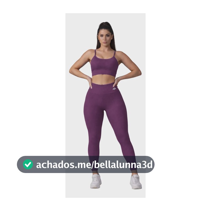 Conjunto Fitness Feminino Canelado Cós Alto Vinho Canelada Gg