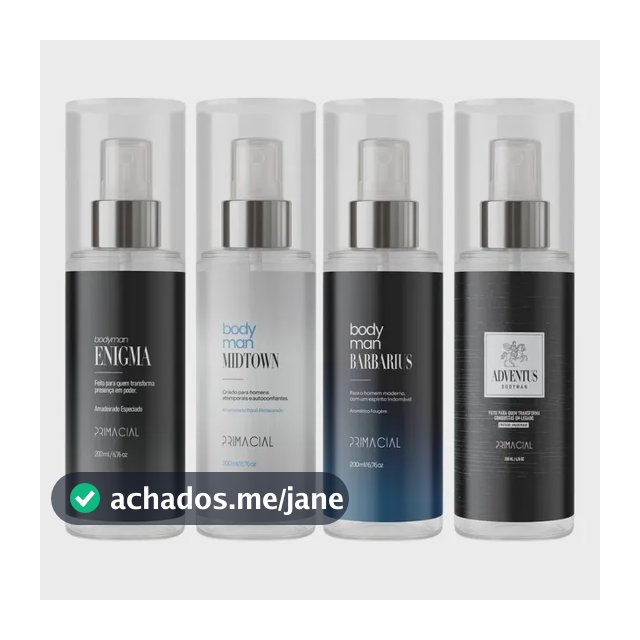 Body Splash Masculino Enigma,midtown,barbarius, Adventus