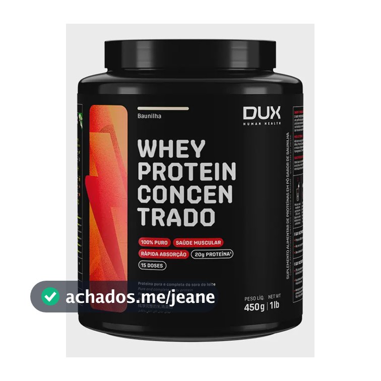 Whey Protein Concentrado - Pote 450g Sabor Torta De Limão