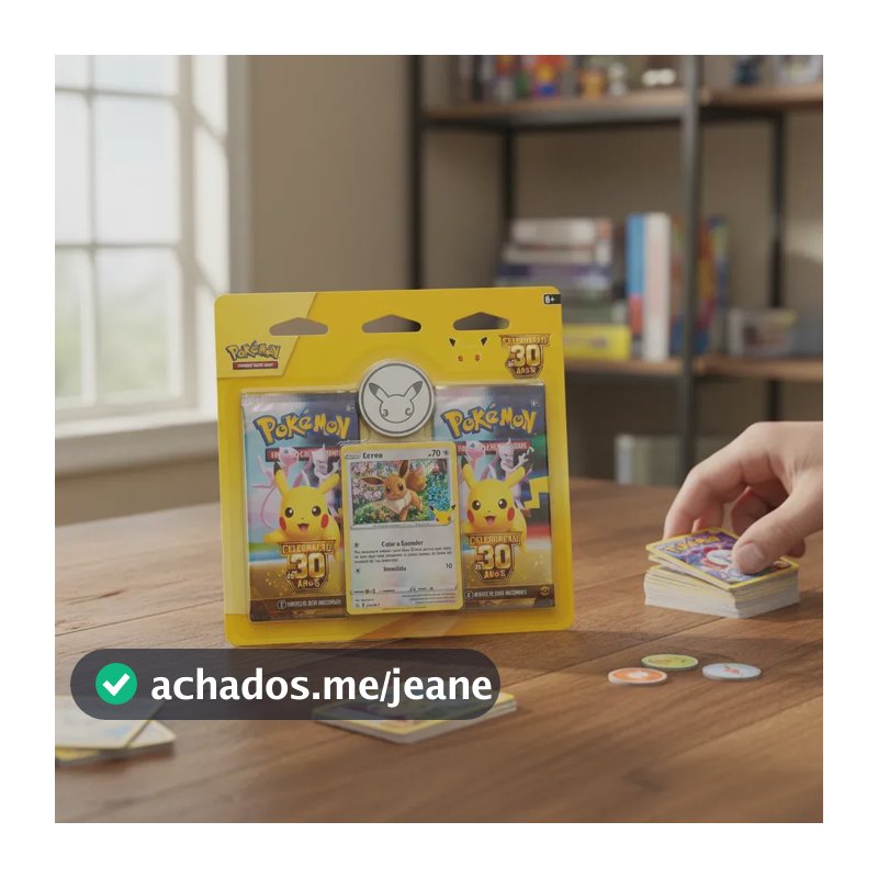 Blister Duplo Coleção 30 Anos Pókemon Copag - Português Copag Português