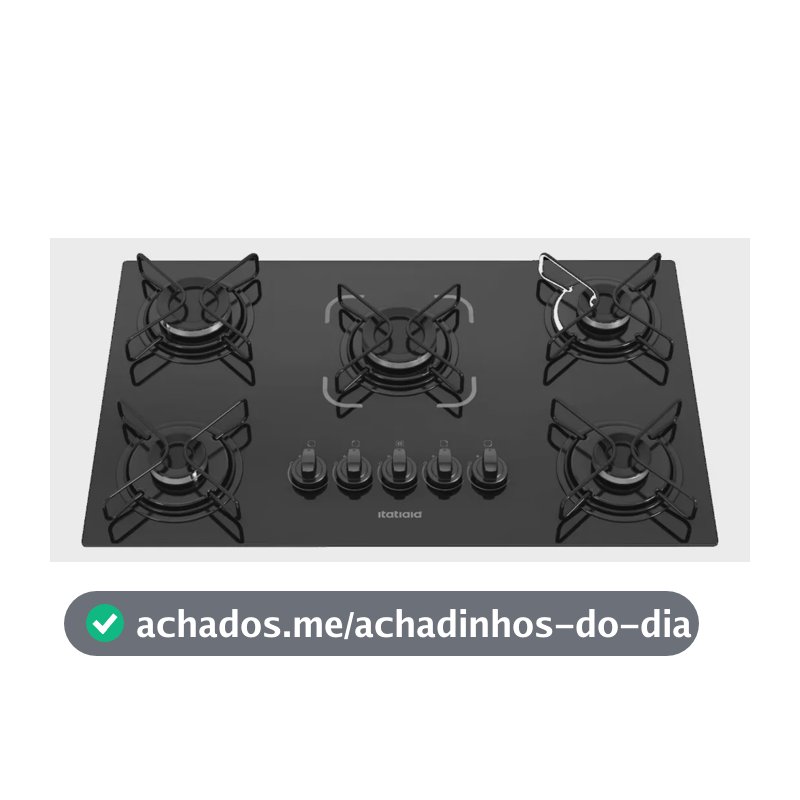 Cooktop Itatiaia Essencial 5 Bocas Preto