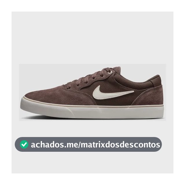 Tênis Nike Sb Chron 2 Masculino Marrom/branco 38 38 Br