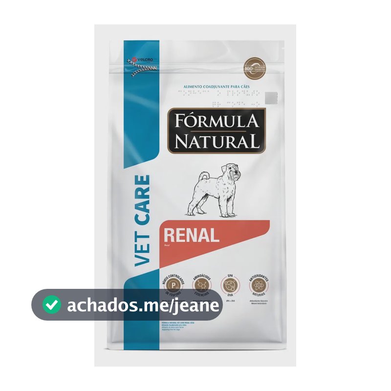 Ração Fórmula Natural Vet Care Renal Cães 2kg