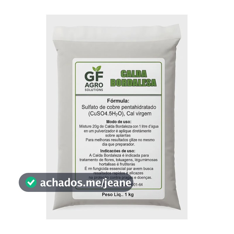 Calda Bordalesa 1kg  Gf Agro-fungicida Agrícola E Jardinagem