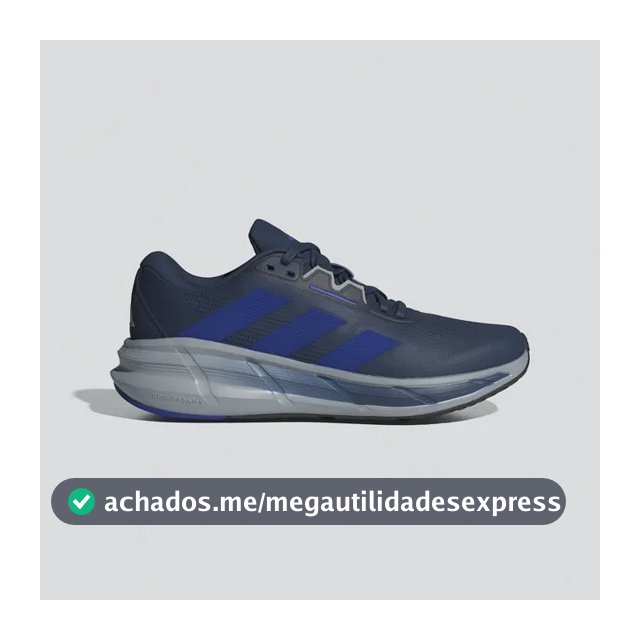 Tênis Masculino Questar 3 adidas Tecind/lucblu/halsil Liso 39 Br