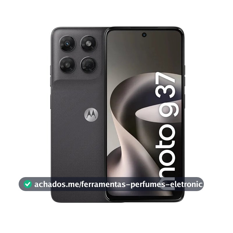 Smartphone Motorola Moto G37 5G - 128GB 4GB RAM + 8GB RAM Boost, Camera 50MP com editor magico, Bateria de 5200 mAh e tela 6.7" 120Hz, NFC - Grafite