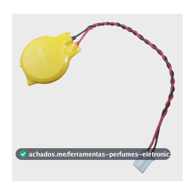Pilha Bateria Cr2032 Com Conector Para Notebook