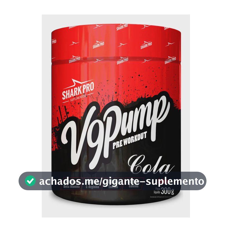 V9-pump Pre Workout - 300g Cola - Shark Pro