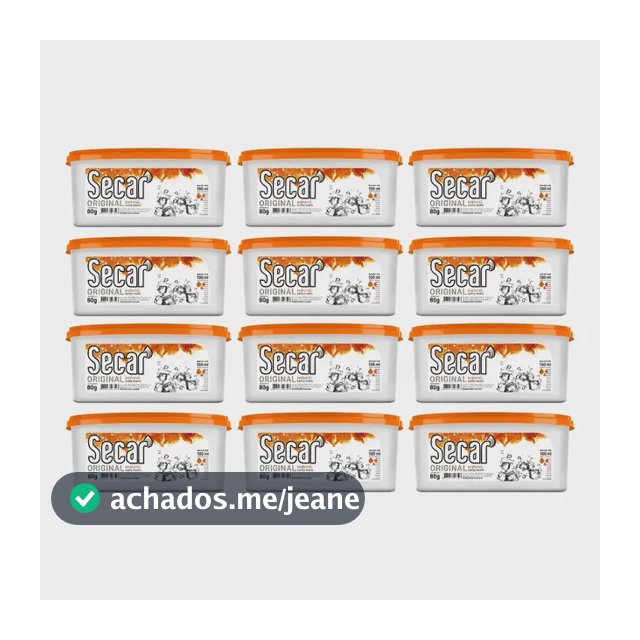 12un Anti Mofo Secar Original 80g - Desumidificador, Armário