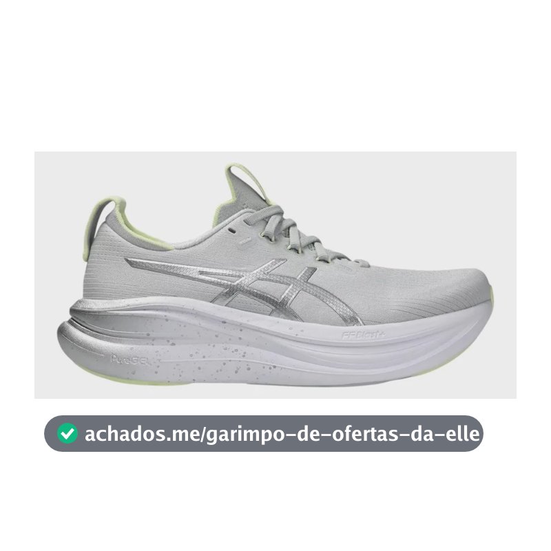 Tênis Asics Gel-nimbus 28 Platinum Feminino Cinza Lisa 38 Br