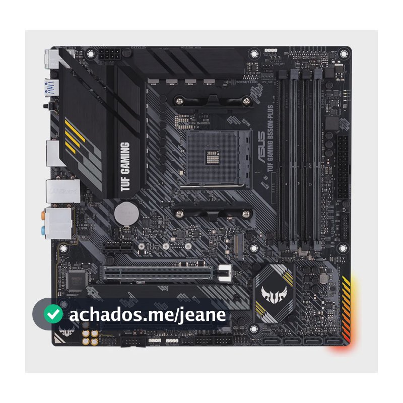 Placa Mãe Asus Tuf Gaming B550m-plus, Ddr4, Am4, Matx, B550