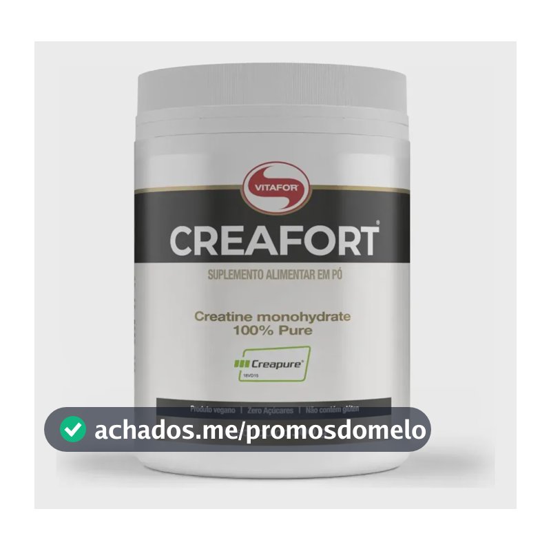 Creatina Vitafor Creafort Creapure Creafort pote 300g Sem sabor x 300g