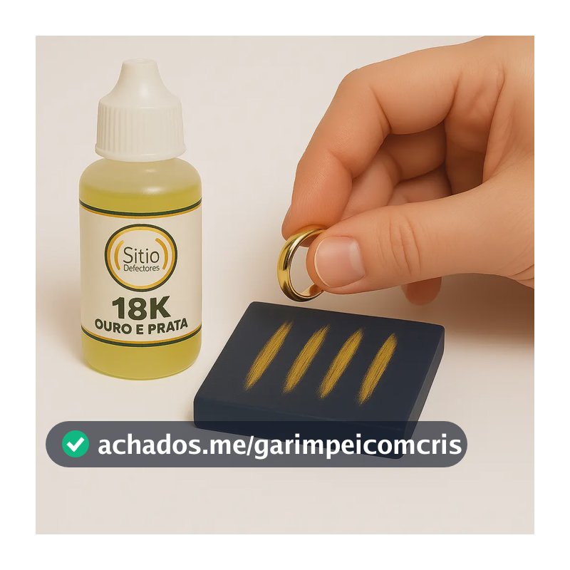 Teste Ouro Kit Teste Ouro E Prata - Pedra De Toque + Ácido