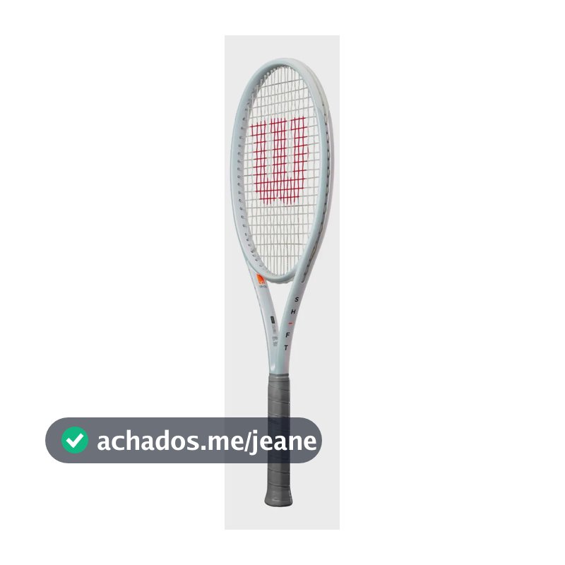 Raquete de tênis profissional Wilson Shift 99pro 315g, cor branca, tamanho 4 1/4