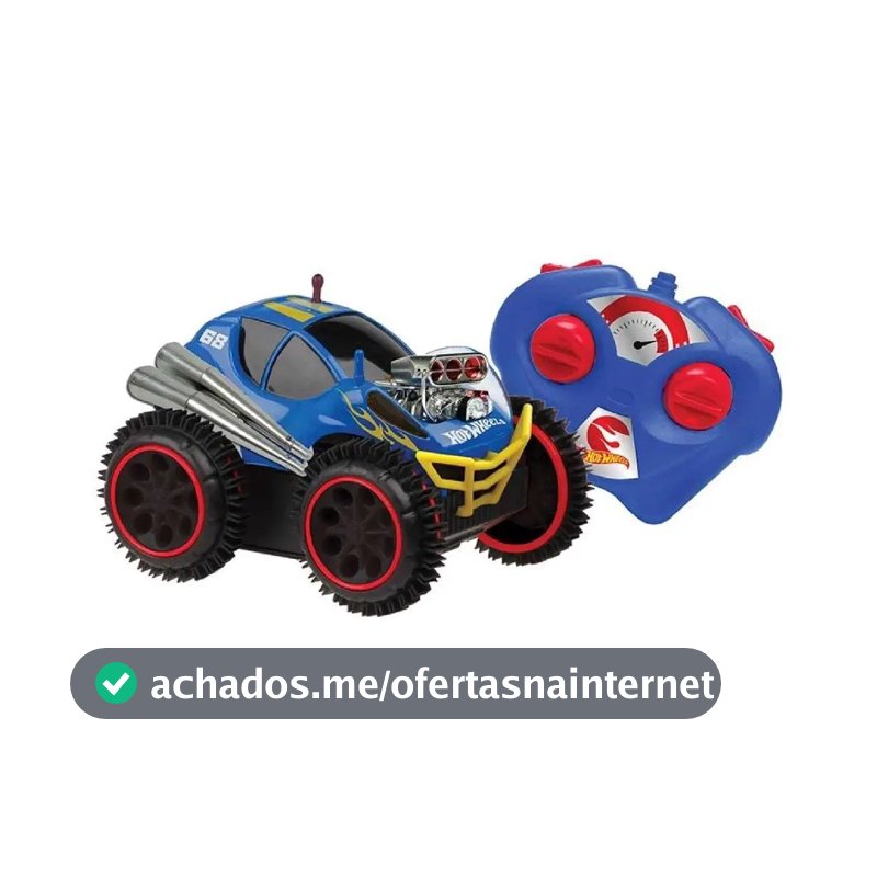 Carrinho Controle Remoto Hot Wheels Turbo Tumbling Sortido Cor Colorido Personagem Carro