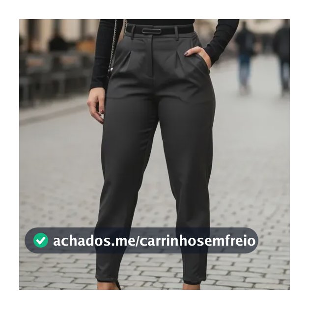 Calça Alfaiataria Feminina Skinny Casual Social Trabalho