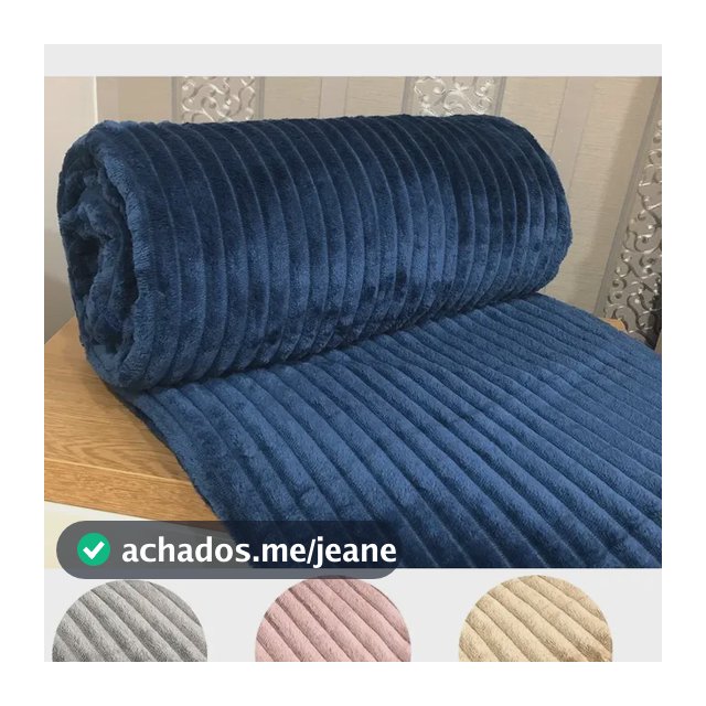 Cobertor Manta Fleece Soft Queen Microfibra Grosso - Inverno