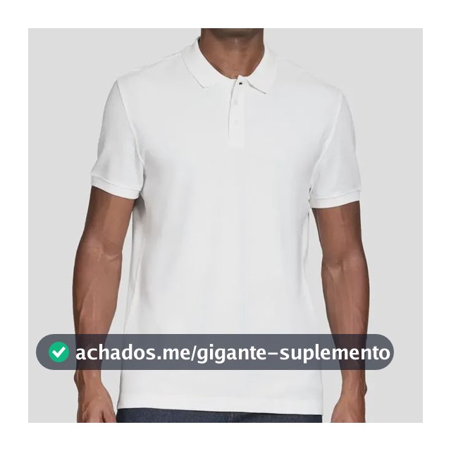 Polo Aramis Manga Curta Algodão Piquet Mescla Básica Branco