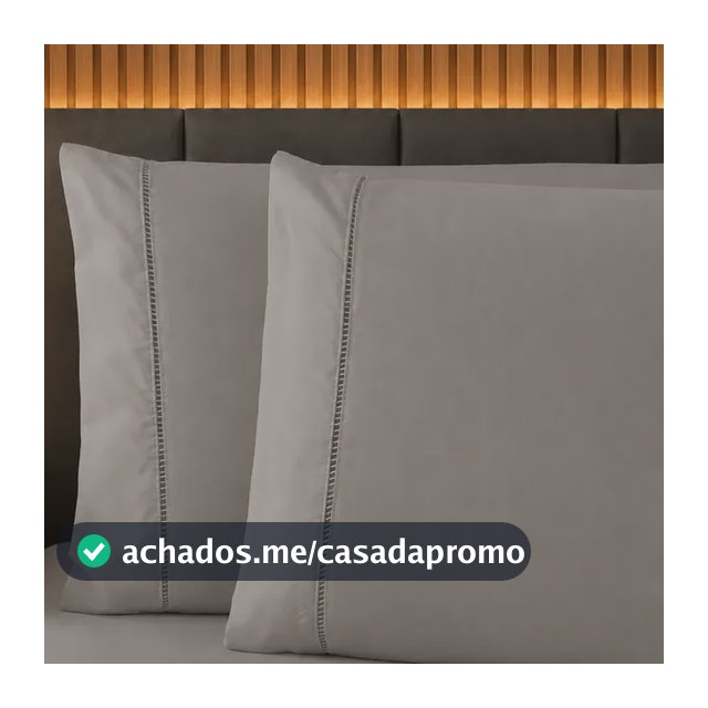 2 Fronha Avulsa 100% Algodão Ponto Palito 600 Fios Promoção