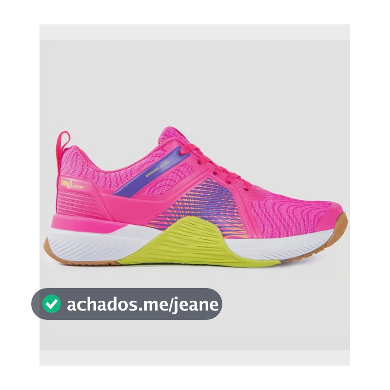 Tênis Lynd Stone 2 Feminino Pink Treino Pink Verde Citrico Roxo 37 Br