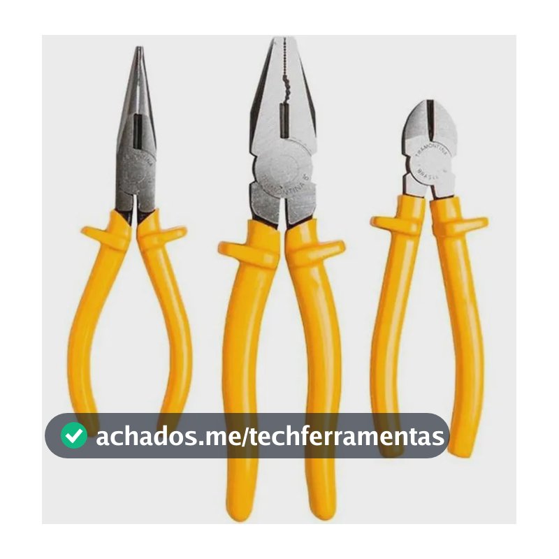 Kit Alicate Tramontina (Bico, Corte e Universal) 43409107
