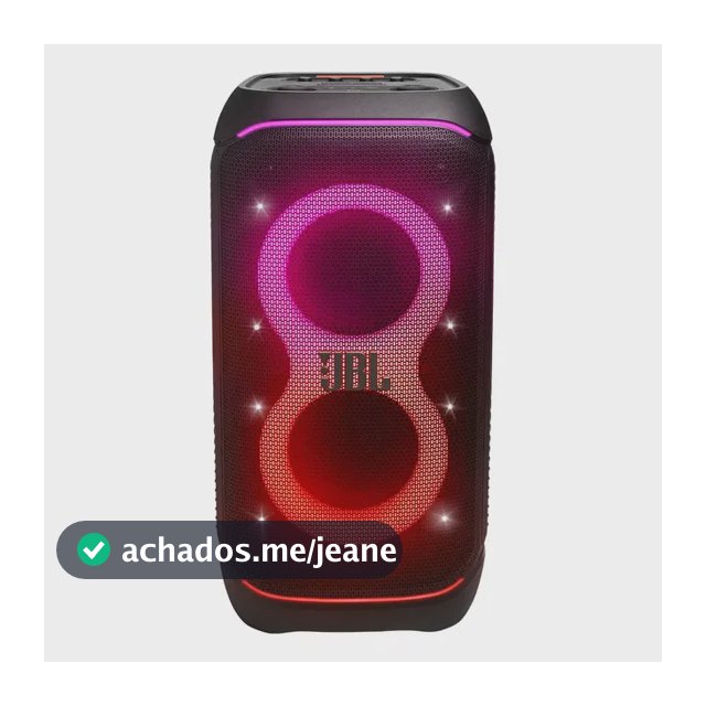 Caixa de Som JBL PartyBox Stage 320 Bluetooth Portátil Com Show de Luzes e Resistente a Respingos – 240W RMS Preta