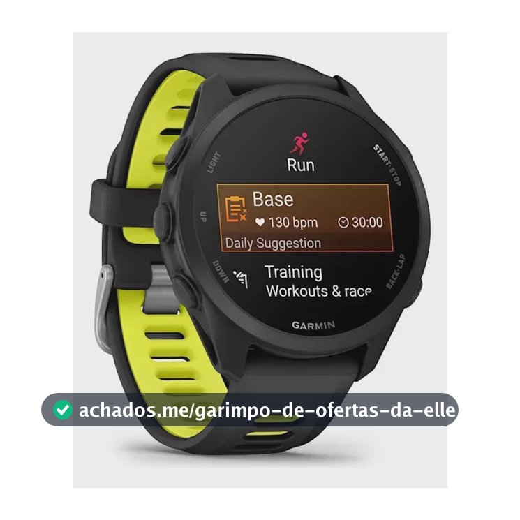 Relogio Garmin Forerunner 170 Basic Preto E Preto