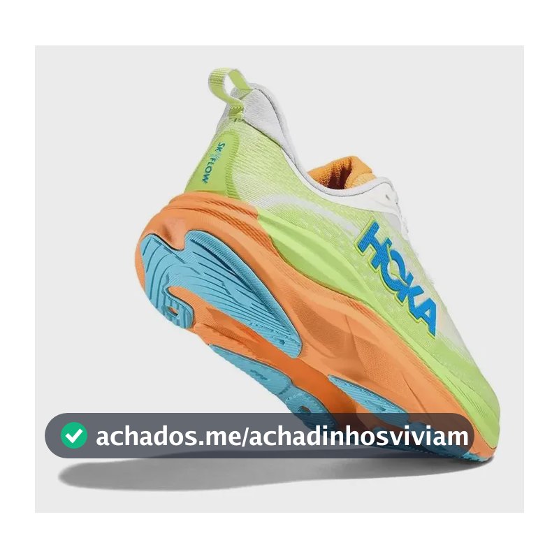 Tênis Hoka One One Skyflow Amarelo/laranja Masculino Amarelo/laranja Geométrico 41 Br