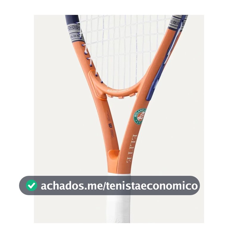 Raquete De Tênis Wilson Roland Garros Elite - Empunhadura L3 Terracota