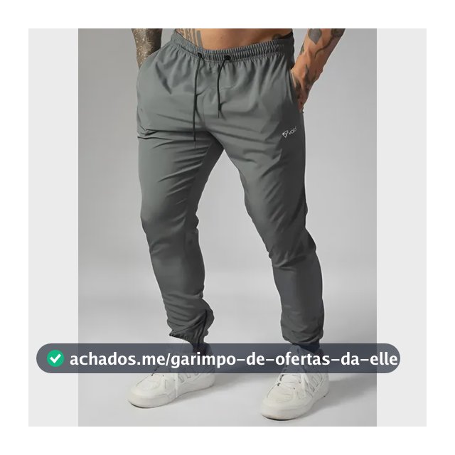 Calça Tactel Jogger Com Elastano Active Wear Void Verão