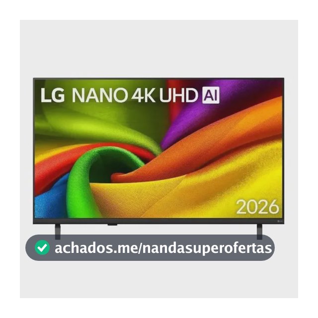 Smart Tv Lg 43" Nano 4k Uhd Hdmi Usb Wi-fi Bluetooth Thinq Ai Alexa Apple Airplay - 43UN85CBPSA.AWZ