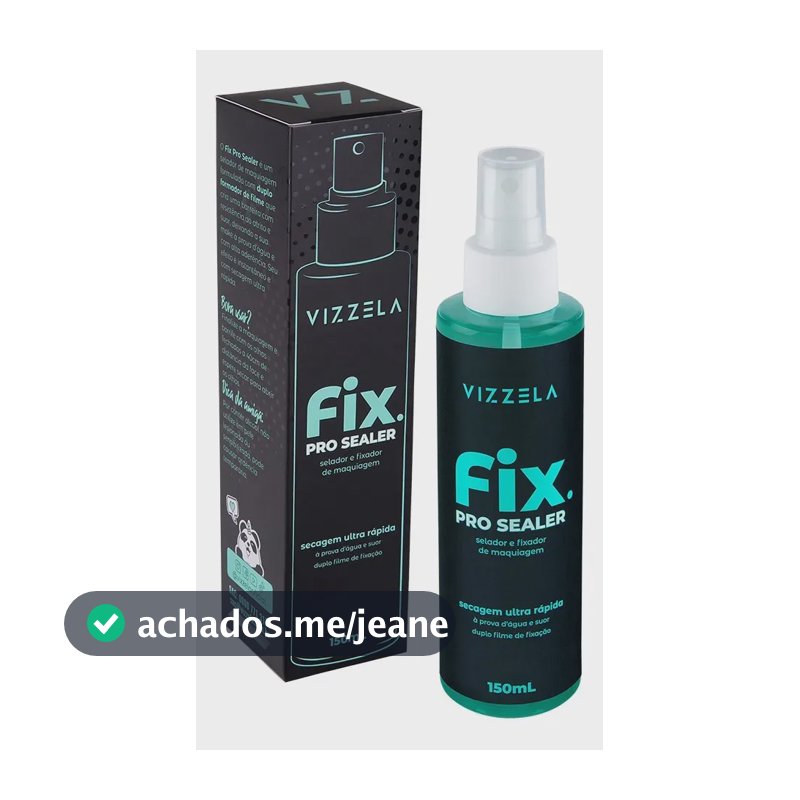 Fix Pro Sealer Fixador E Selador De Maquiagem 150ml Vizzela