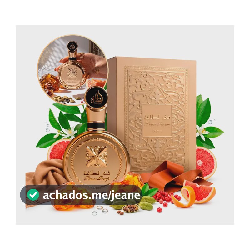 Perfume Lattafa Fakhar Gold Extrait EDP 100ml Unissex - Hannity Cosmeticos