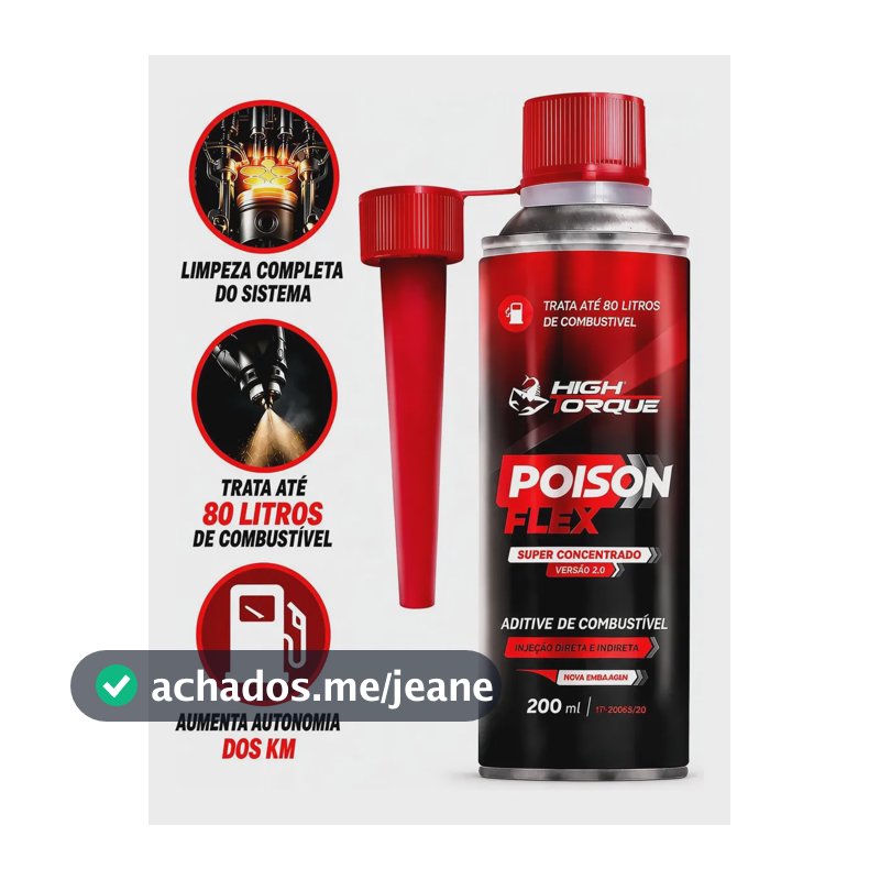 Aditivo Combustivel Hight Torque Poison Flex 2.0 Concentrado