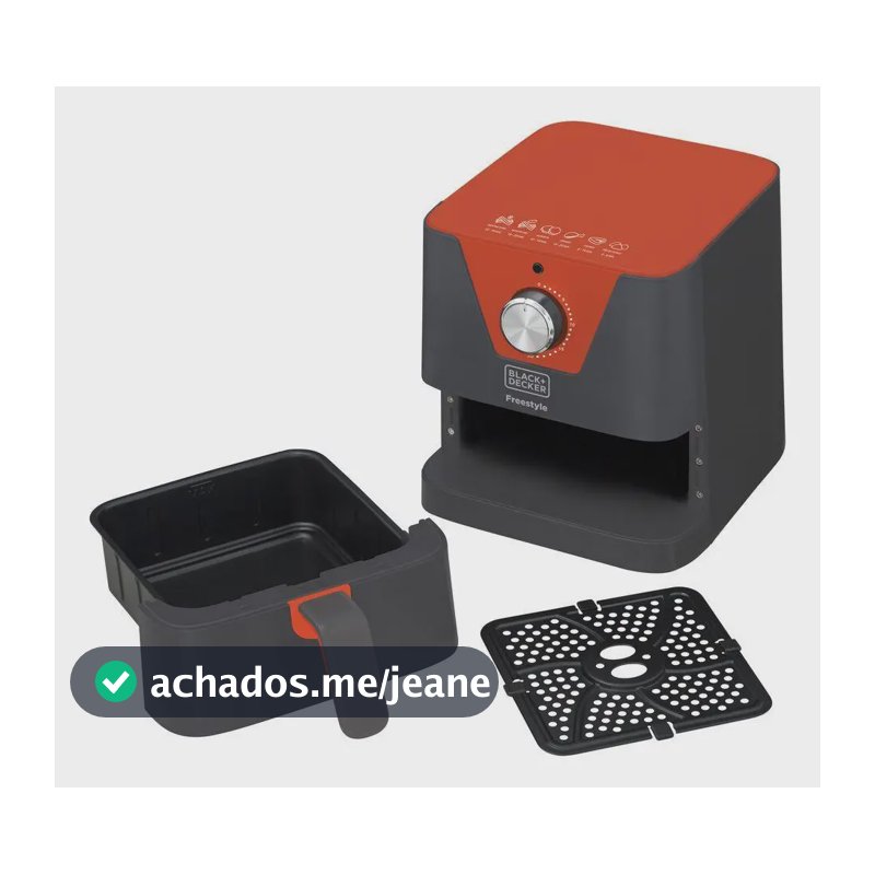 Air Fryer Freestyle Sem Óleo 1,5l Black+decker Afm2 220v 220v