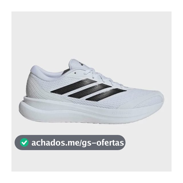 Tênis De Corrida Masculino Runfalcon 6 Cloudfoam adidas Branco Liso 40 Br