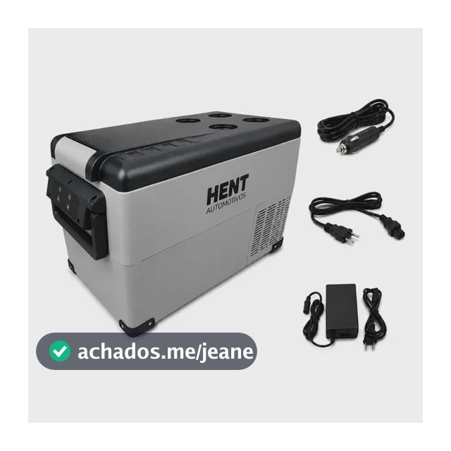 Geladeira Portátil 32 Litros Caminhão, Camionete, Carro, Van, Motorhome 12-24v E 127-220v Cinza