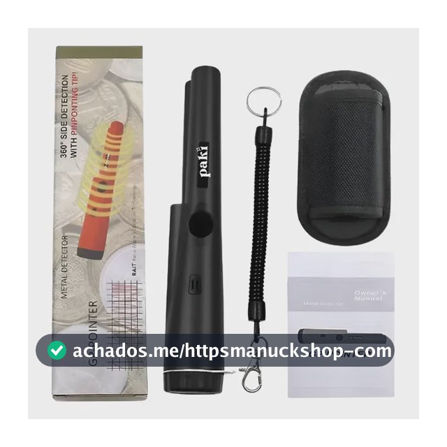 Detector De Metal Profissional Pointer Portatil Ouro Prata