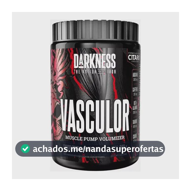 Cafeína Darkness Vasculor em pó sabor Frutas amarelas x 300g