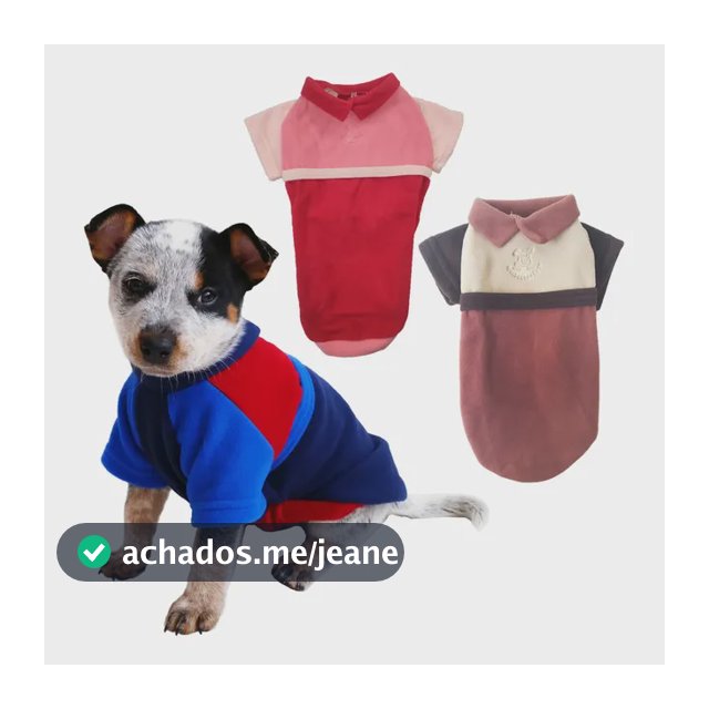 Roupa Inverno Moletom Tricolor Soft Pet Cachorro Grande