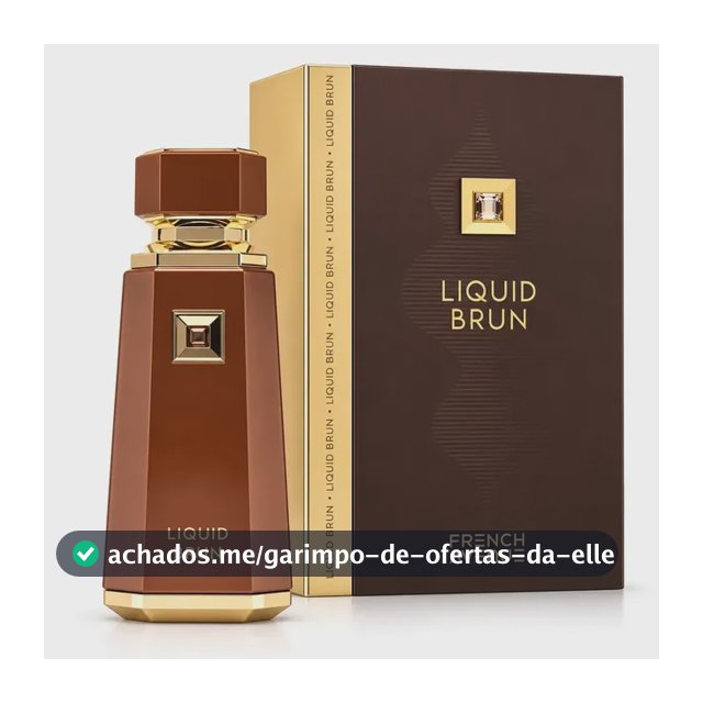 Perfume Árabe Masculino Liquid Brun French Avenue Eau De Parfum 100ml